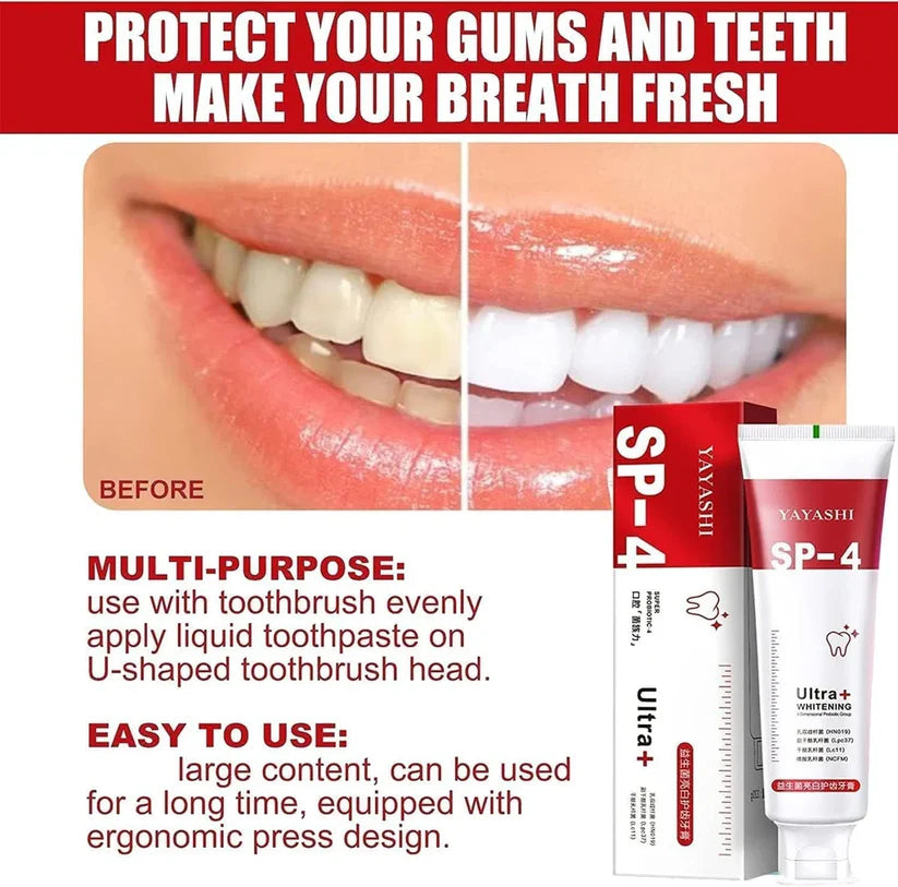 SP-4 Ultra Teeth Whitening Toothpaste (Buy 1 Get 1 Free)