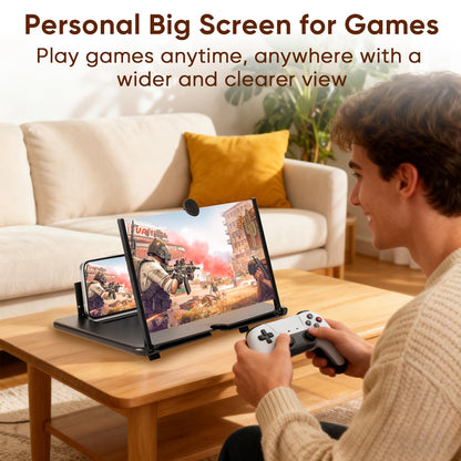 Mobile Phone Video 3D Screen Magnifier with Anti Scratch features